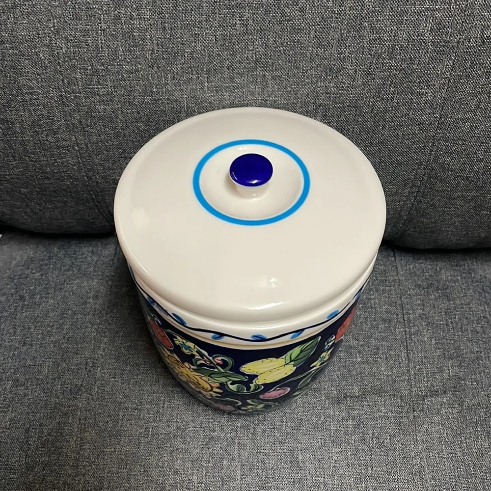 Starbucks Vintage Floral/Lemon Canister